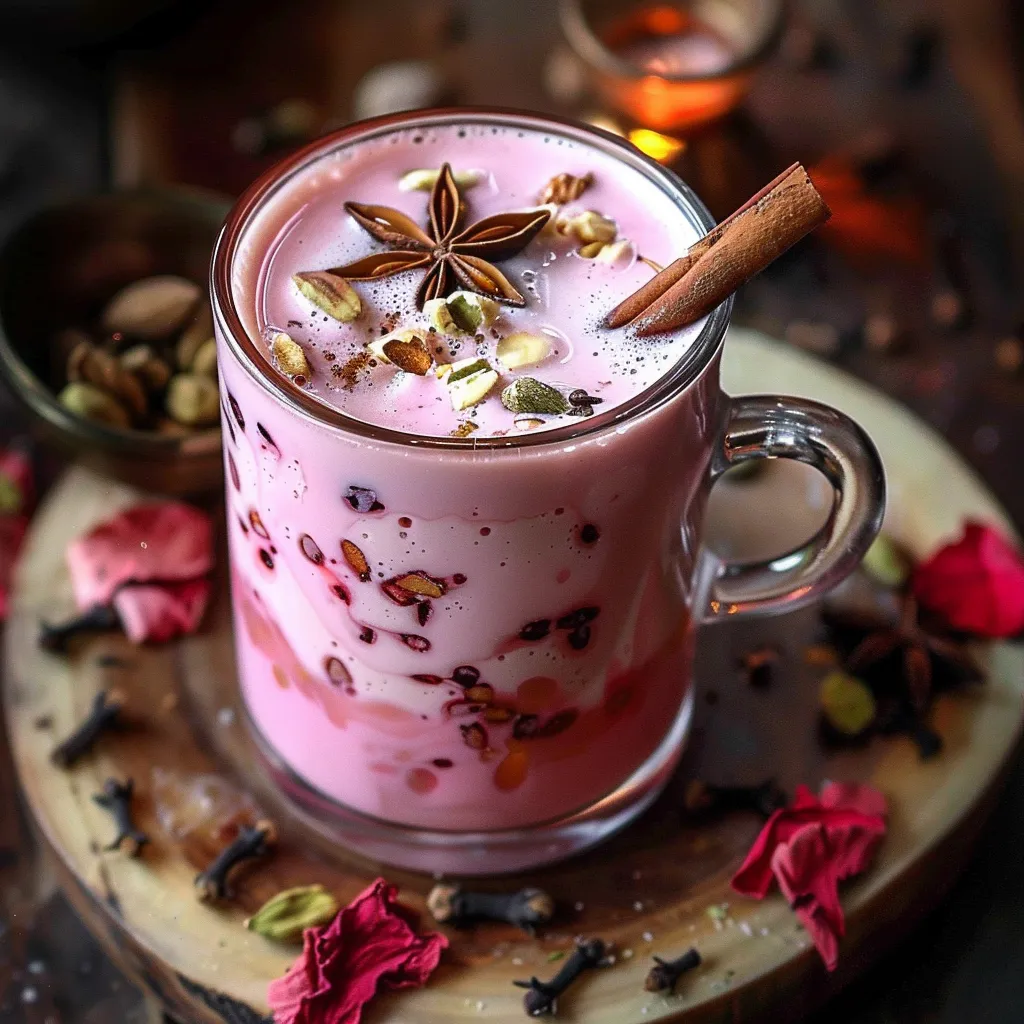 Savourez le Chai Kashmiri Rose pour un instant douillet et gourmand