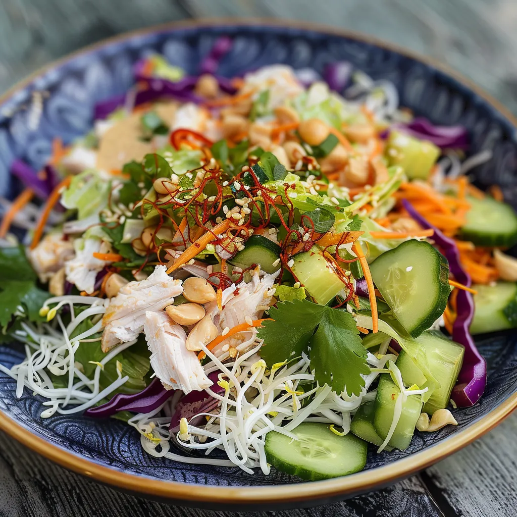Une salade d'inspiration asiatique ultra-fraîche