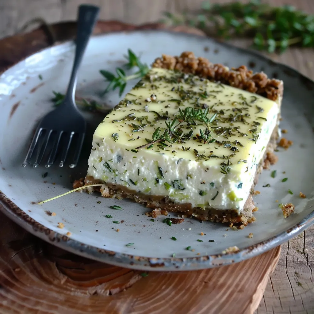 Gâteau salé courgette thym irrésistible