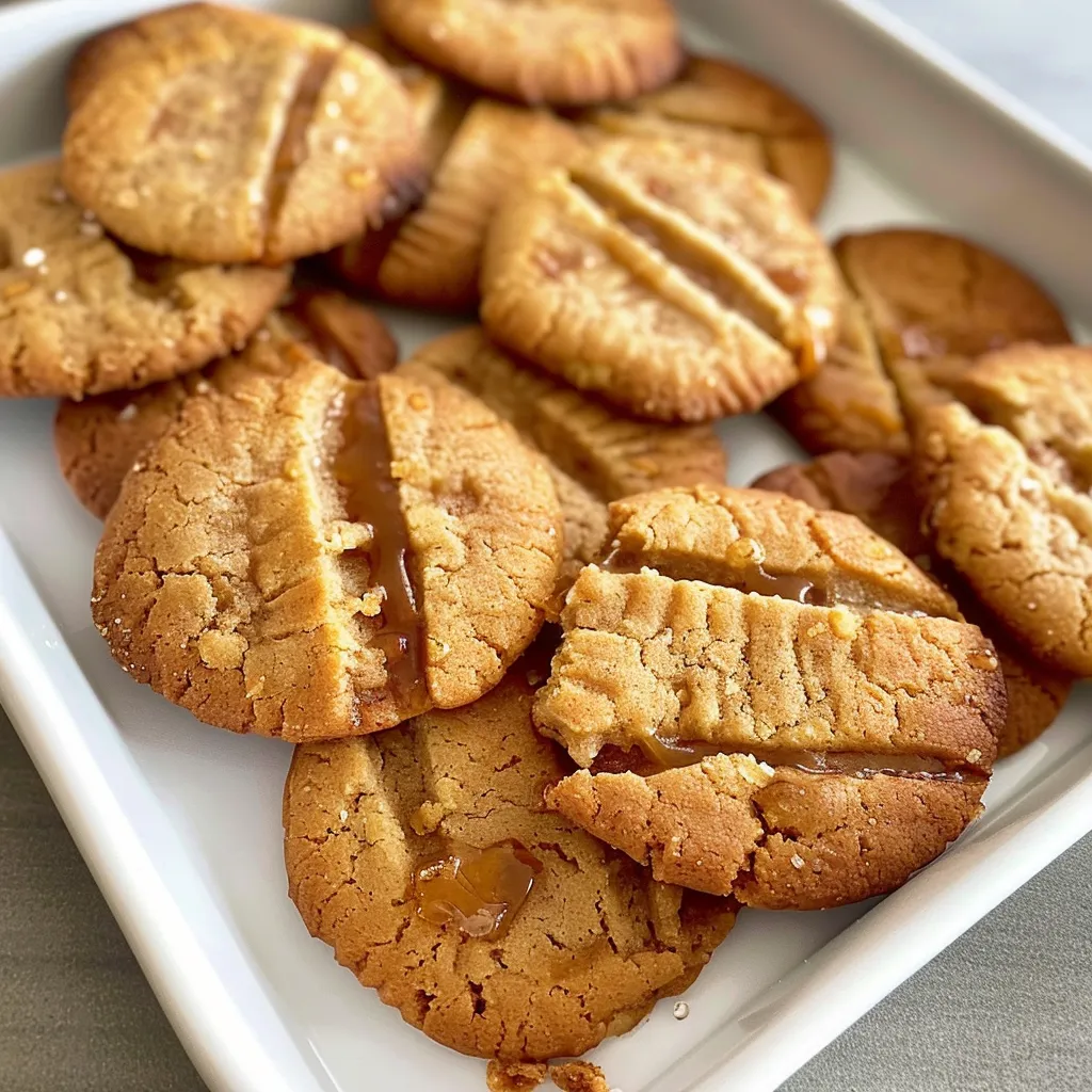 Appétissants biscuits au miel et caramel