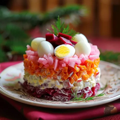 Salade élégante et festive