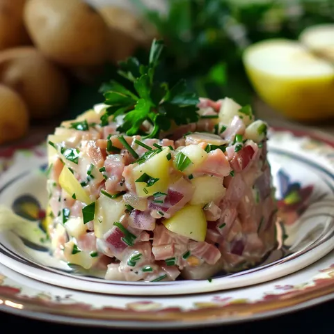 Harengs fumés et pommes