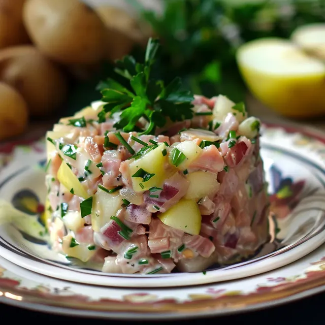 Harengs fumés et pommes