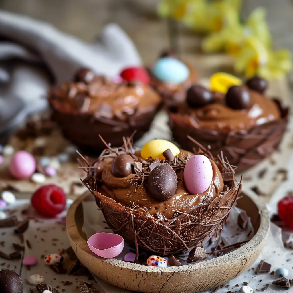 Faites-vous plaisir avec des nids tout choco pour Pâques