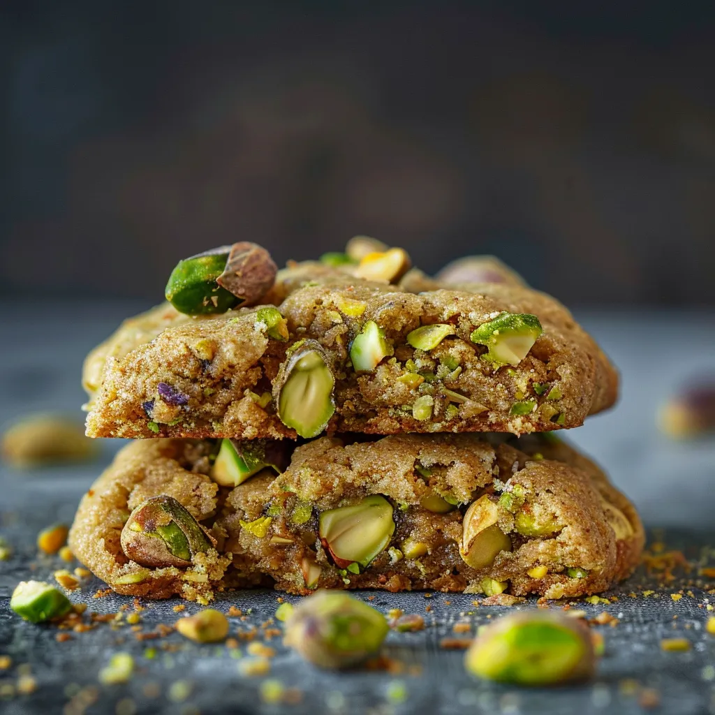 Cookies gourmands à la pistache