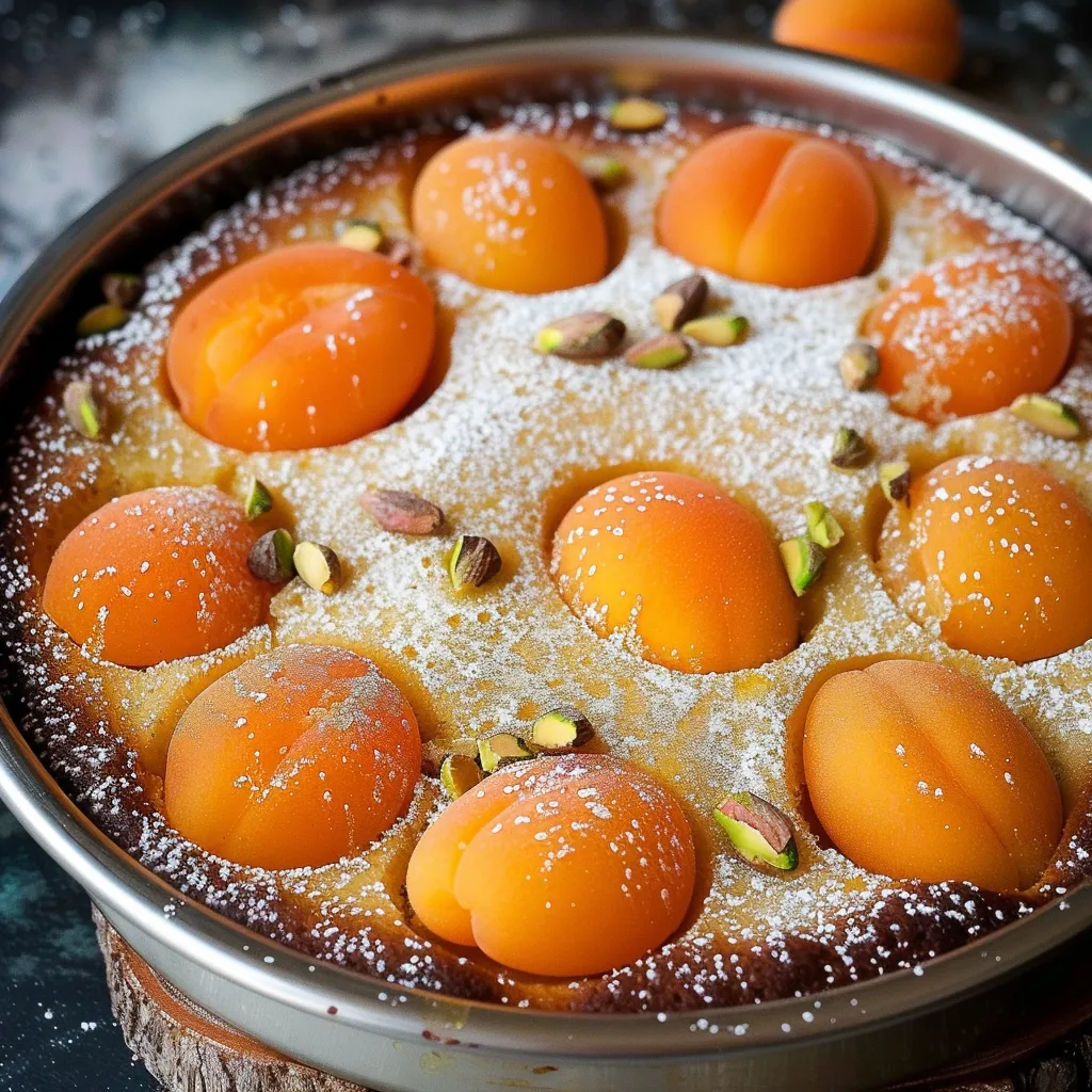 Abricots et amandes moelleux
