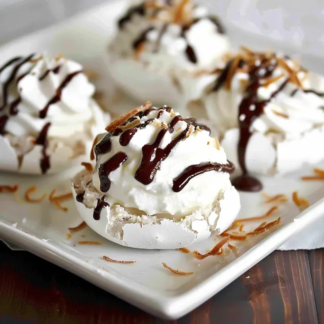 Pavlova coco aérienne