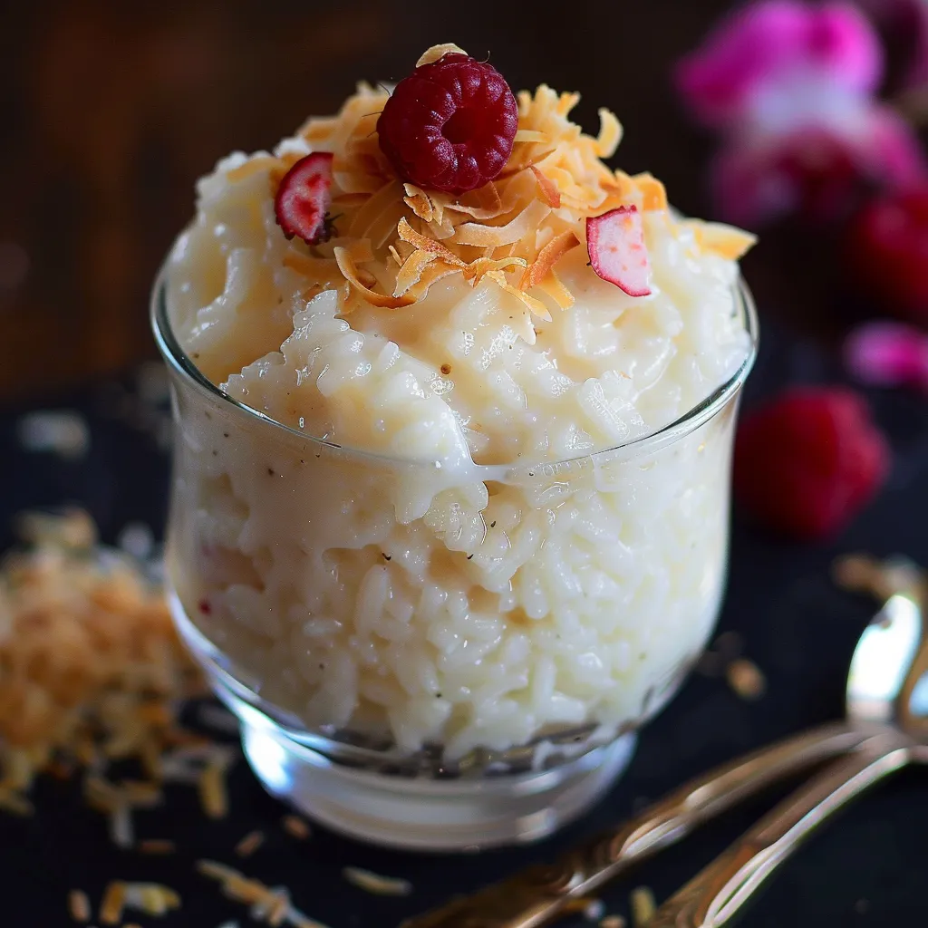 Dessert crémeux lait de coco