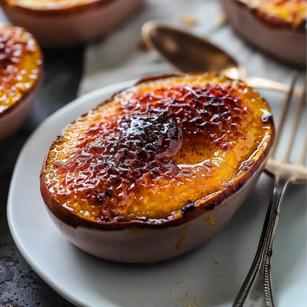 Crème brûlée à la patate douce japonaise ultra gourmande