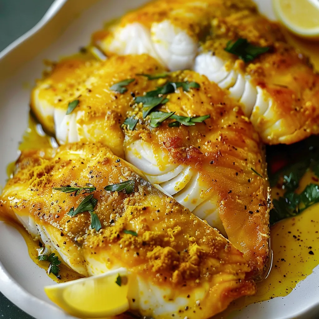 Filet de poisson au safran façon perse