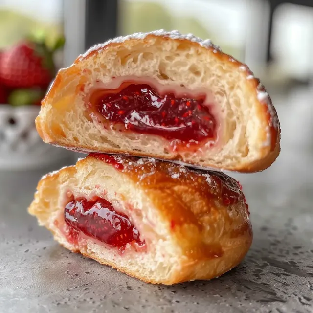 Gourmands beignets à la fraise