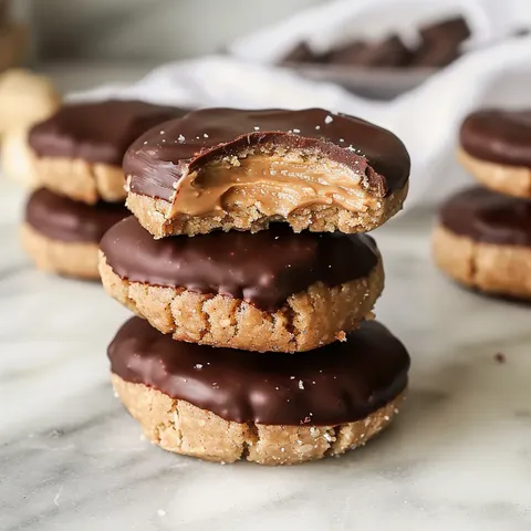 Délicieux Tagalongs vegan maison