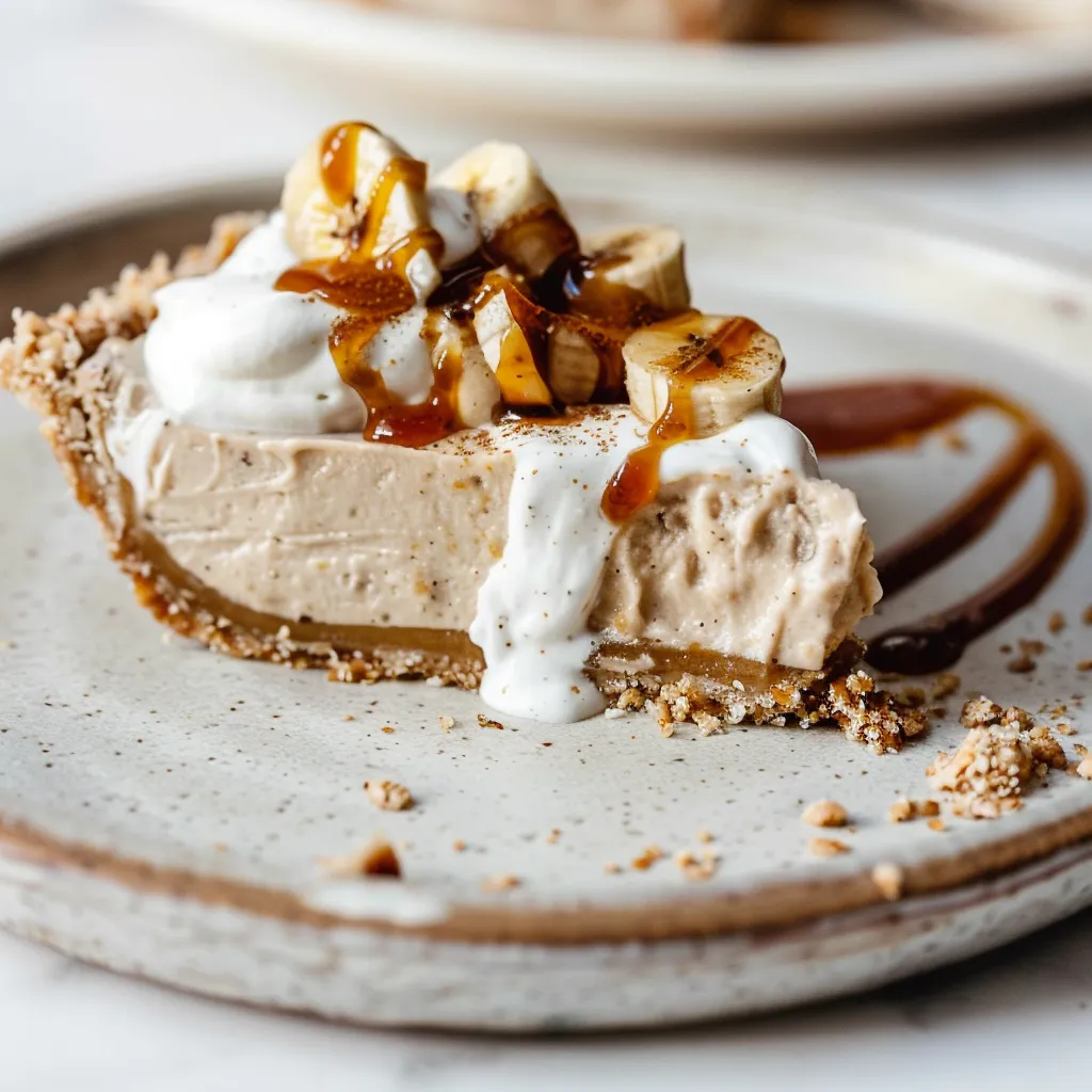 Tarte crue banane et coco