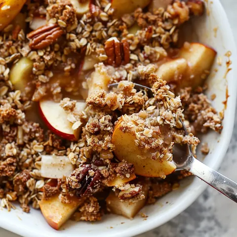 Gourmand crumble aux pommes