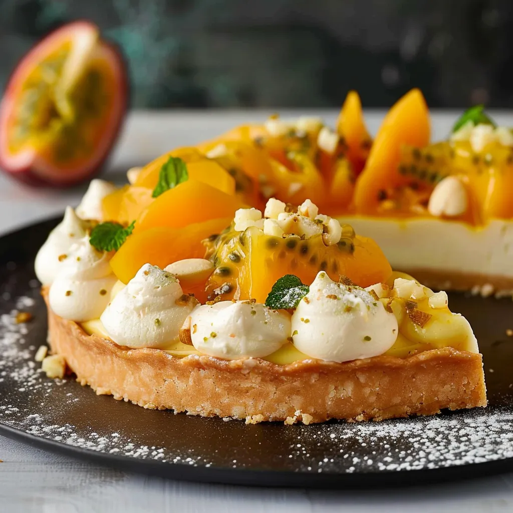 Délice coco mangue passion crémeux