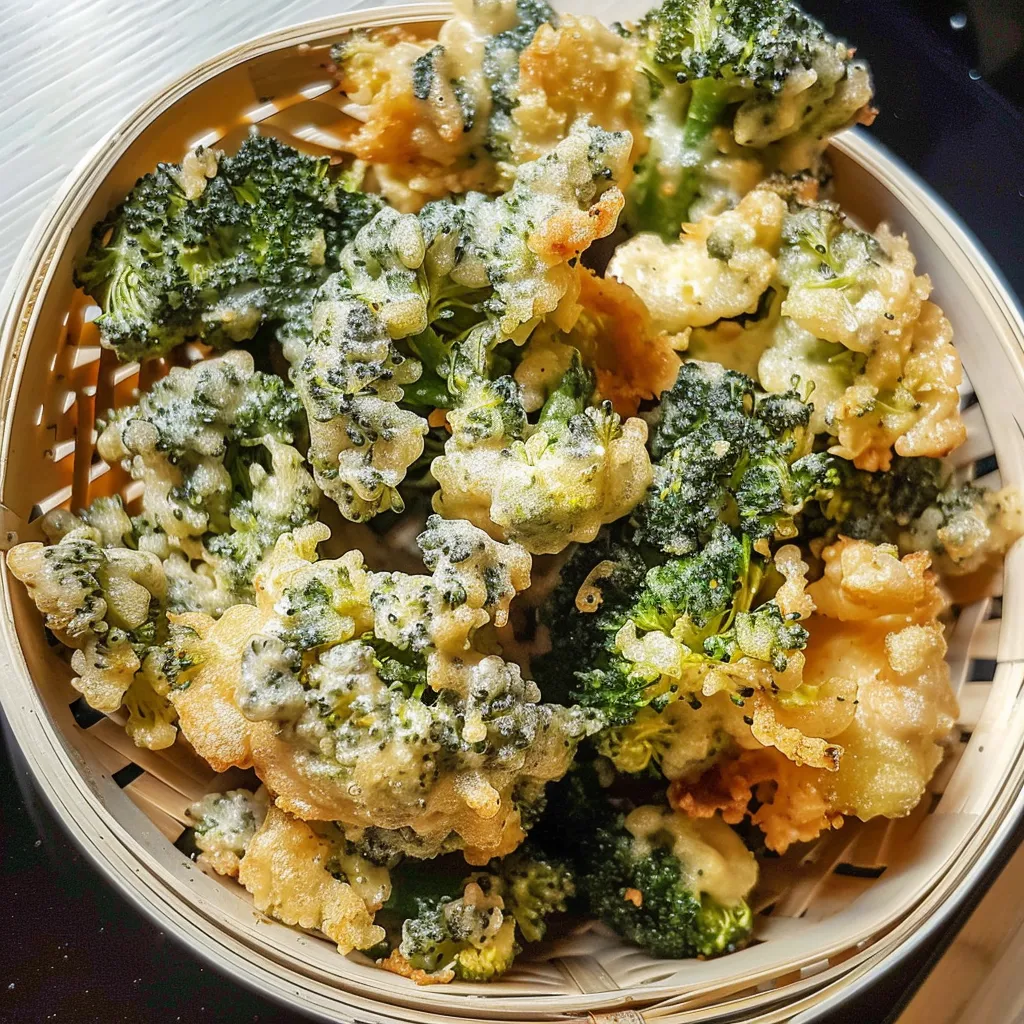 Brocoli croustillant algues nori