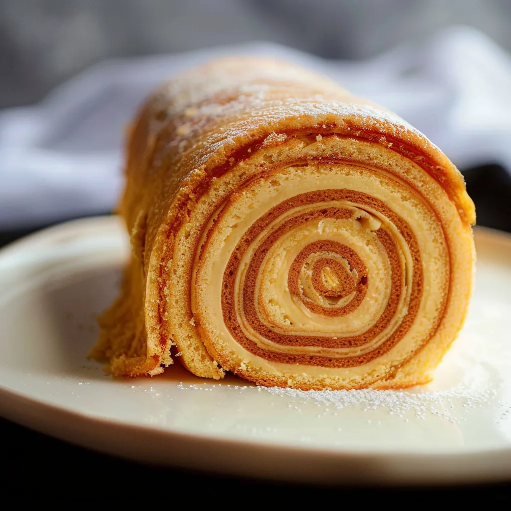 Gâteau roulé à la goyave