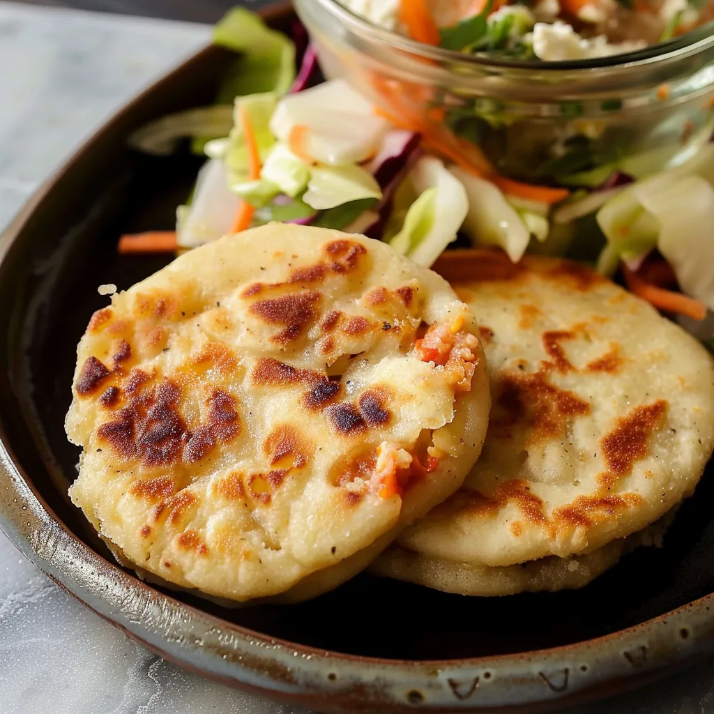 Savoureuses pupusas maison haricots