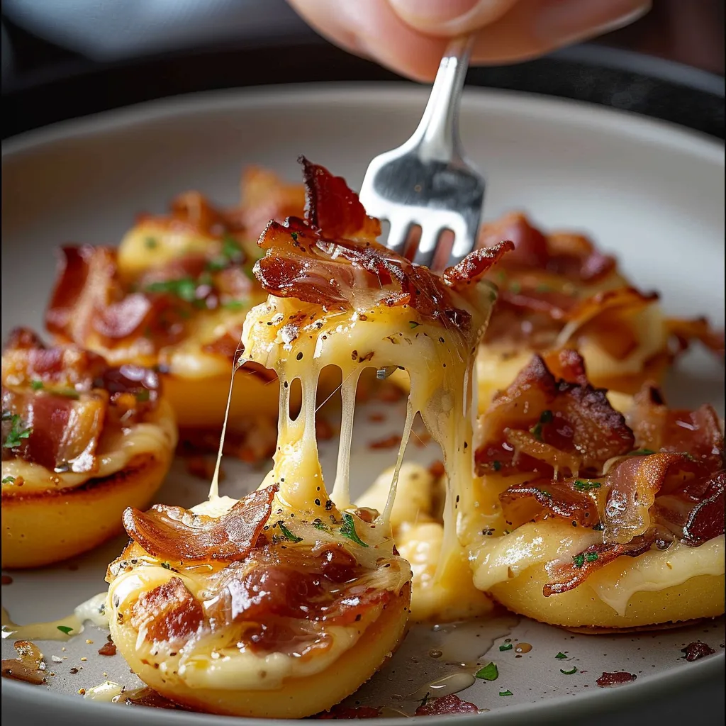 Délicieux feuilletés aux lardons et comté
