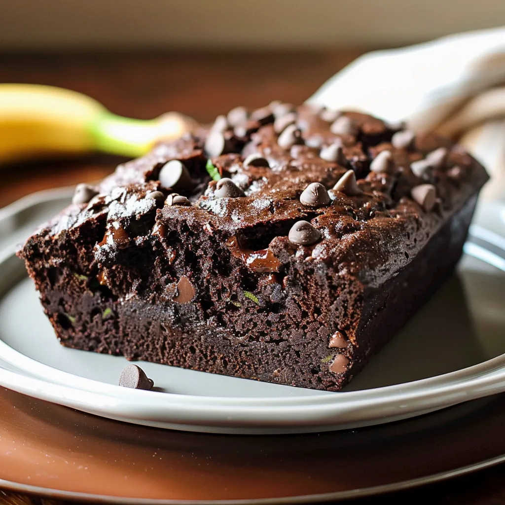 Zucchini au chocolat fondant
