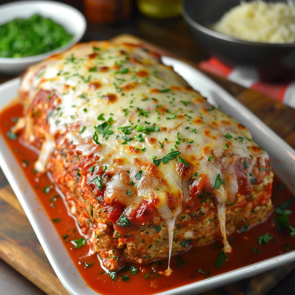 Pain moelleux au Parmesan et poulet