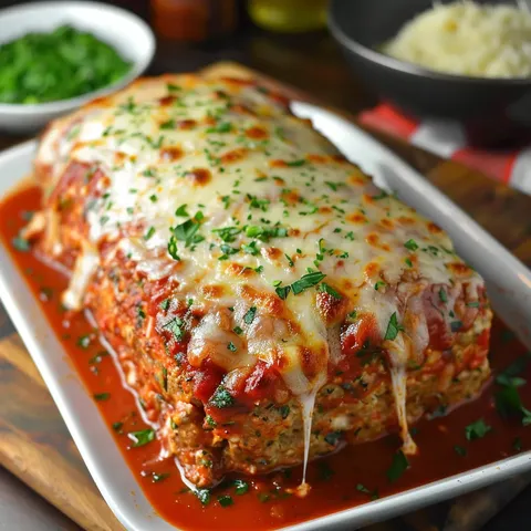 Pain moelleux au Parmesan et poulet