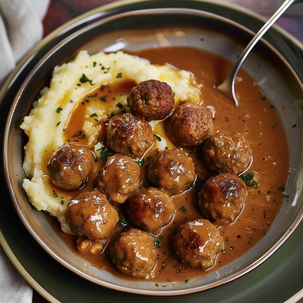 Délicieuses boulettes brunes