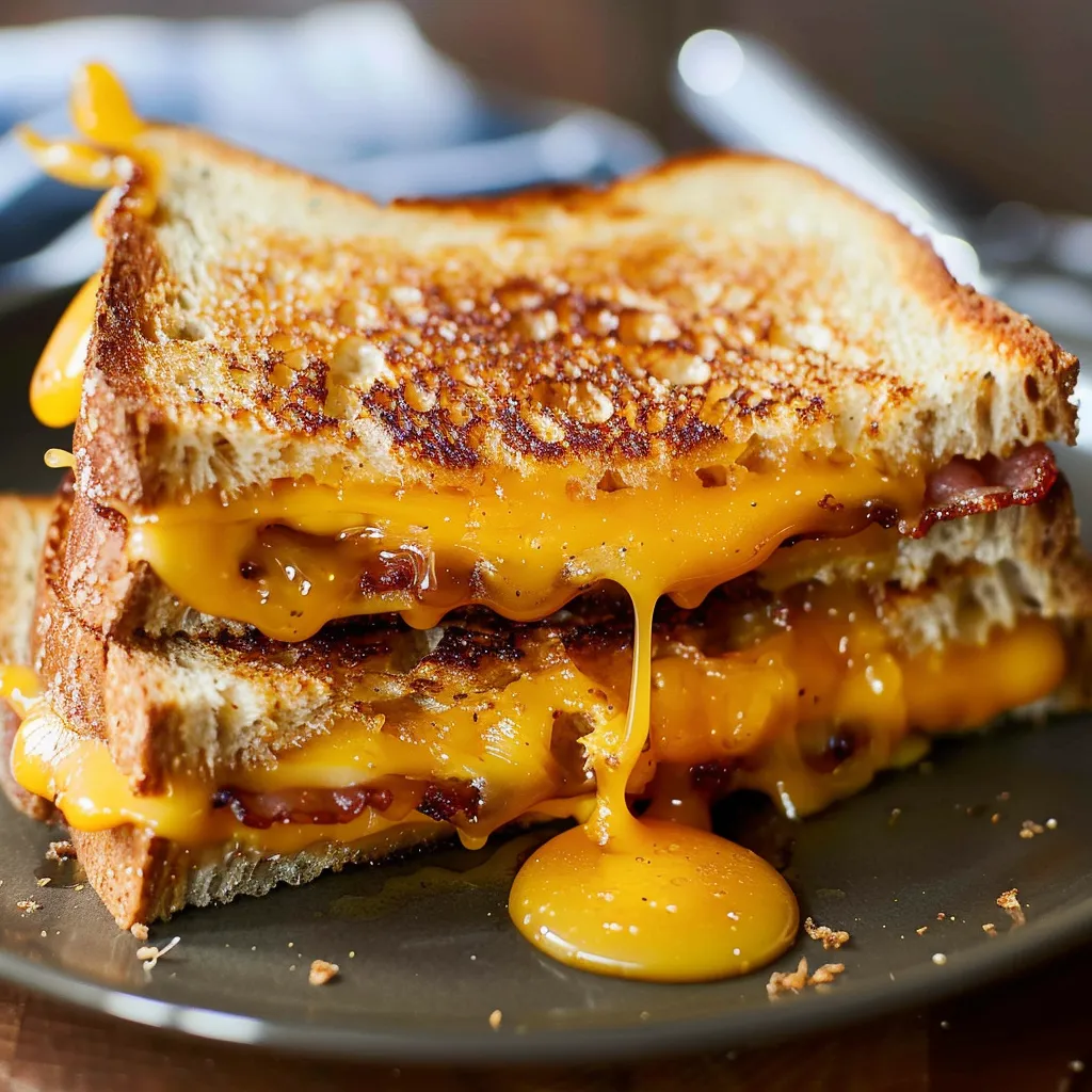 Bacon fromage et érable