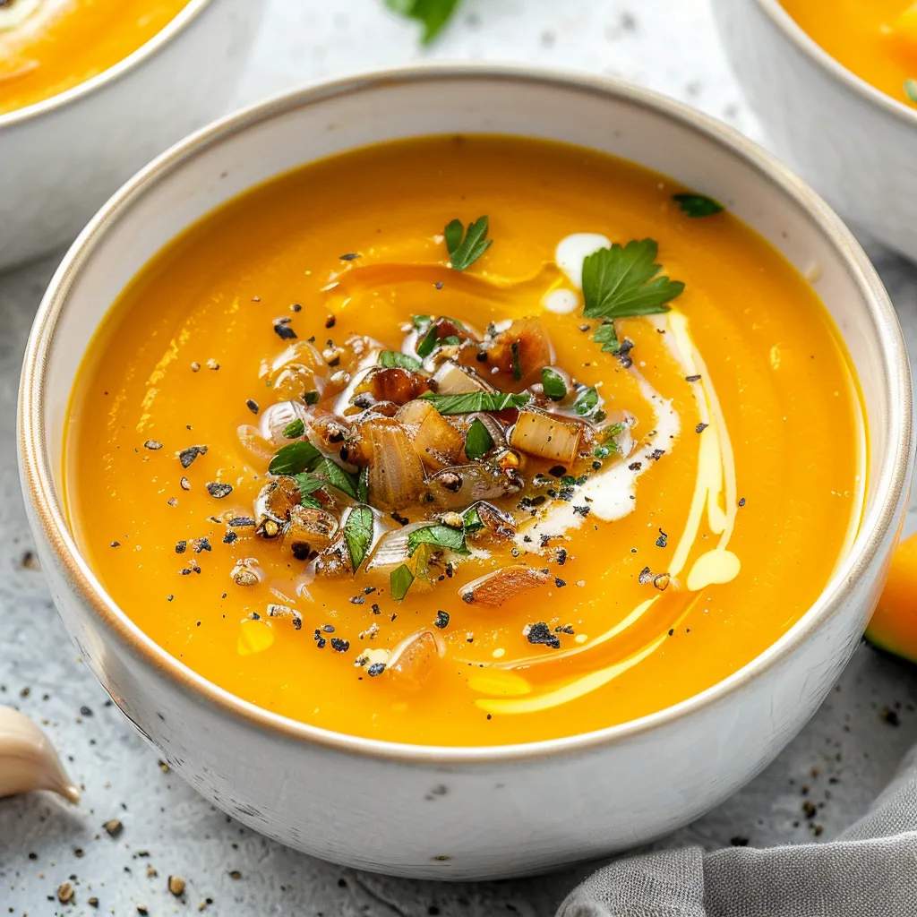 Velouté courge érable automne