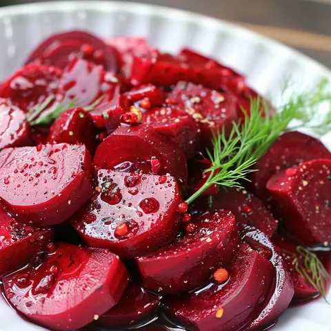 Betteraves marinées au vinaigre