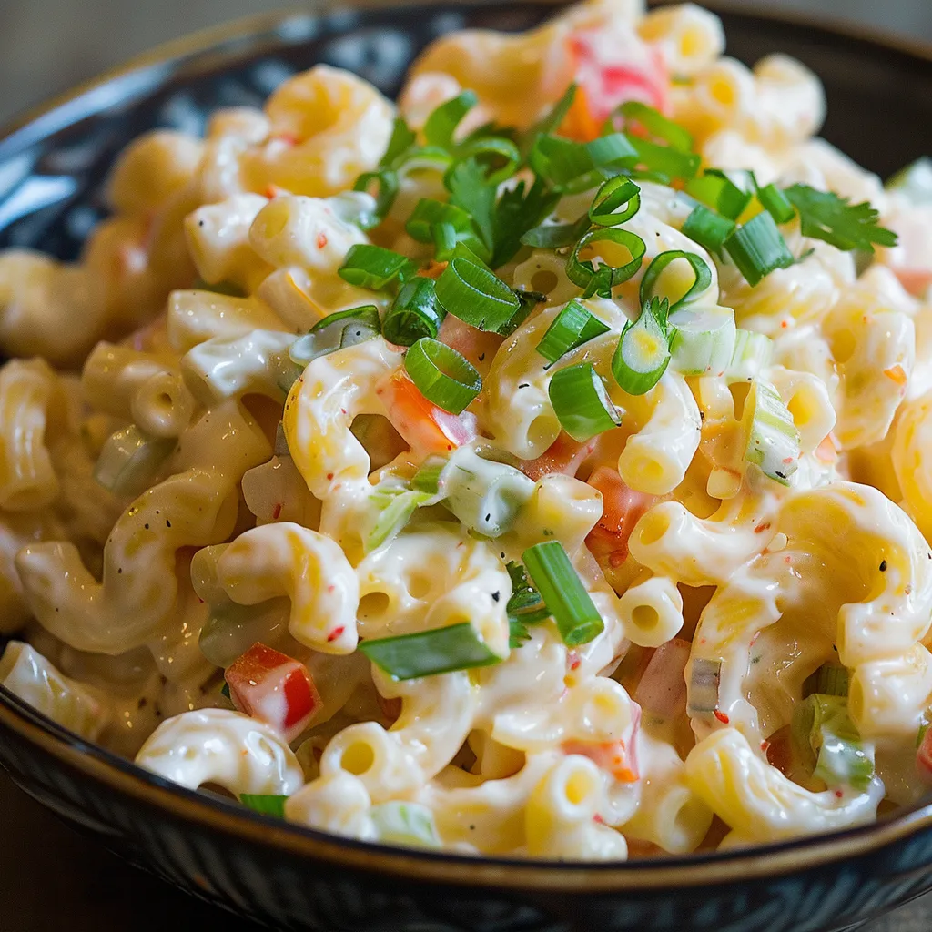Salade macaronis familiale
