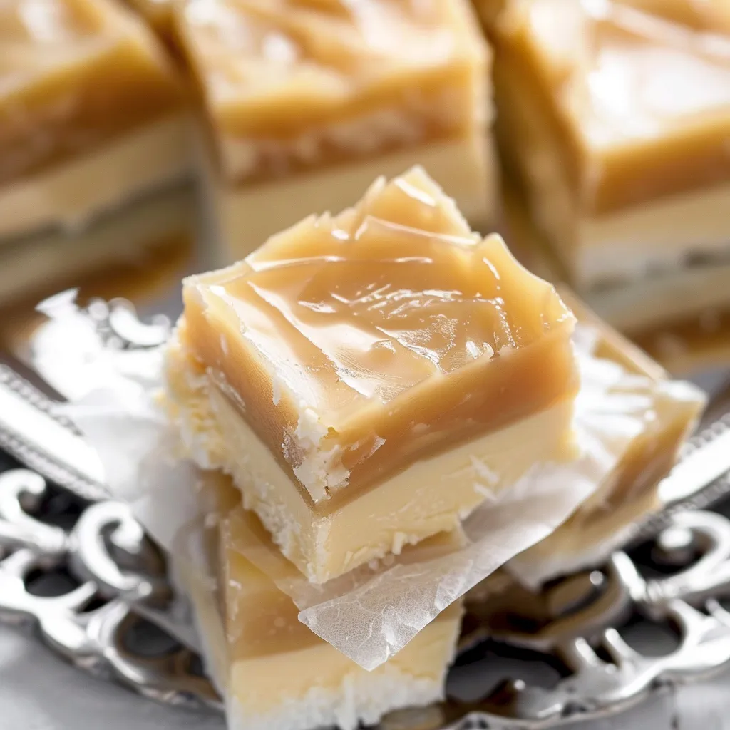 Carrés de sucre à la crème faits maison ultra fondants
