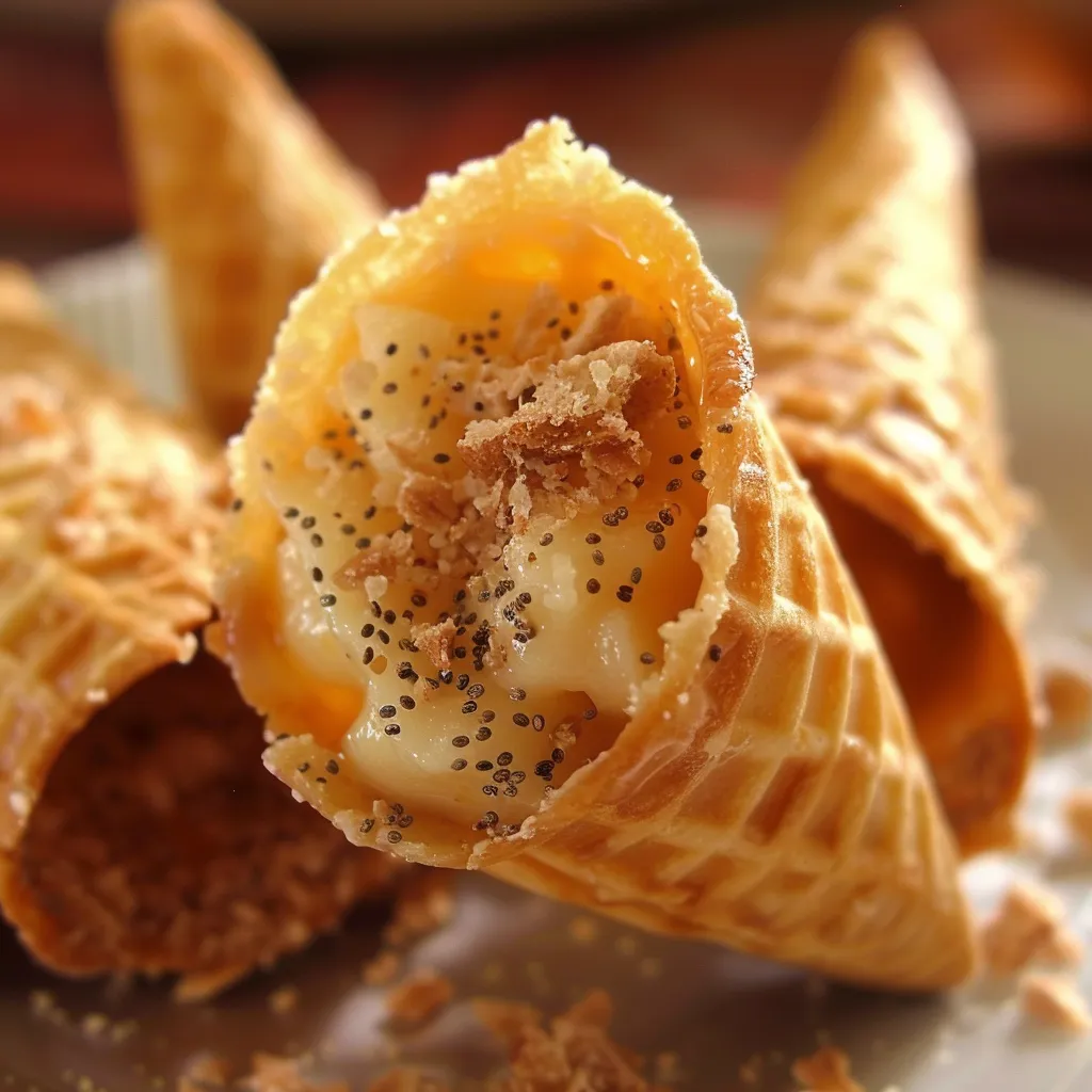 Cornets maison à la tire d'érable à dévorer