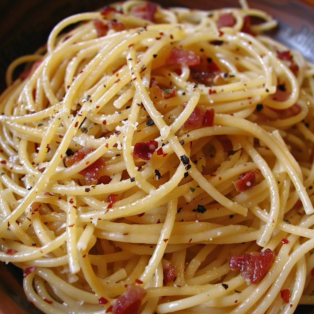 Délicieux spaghetti all’Amatriciana