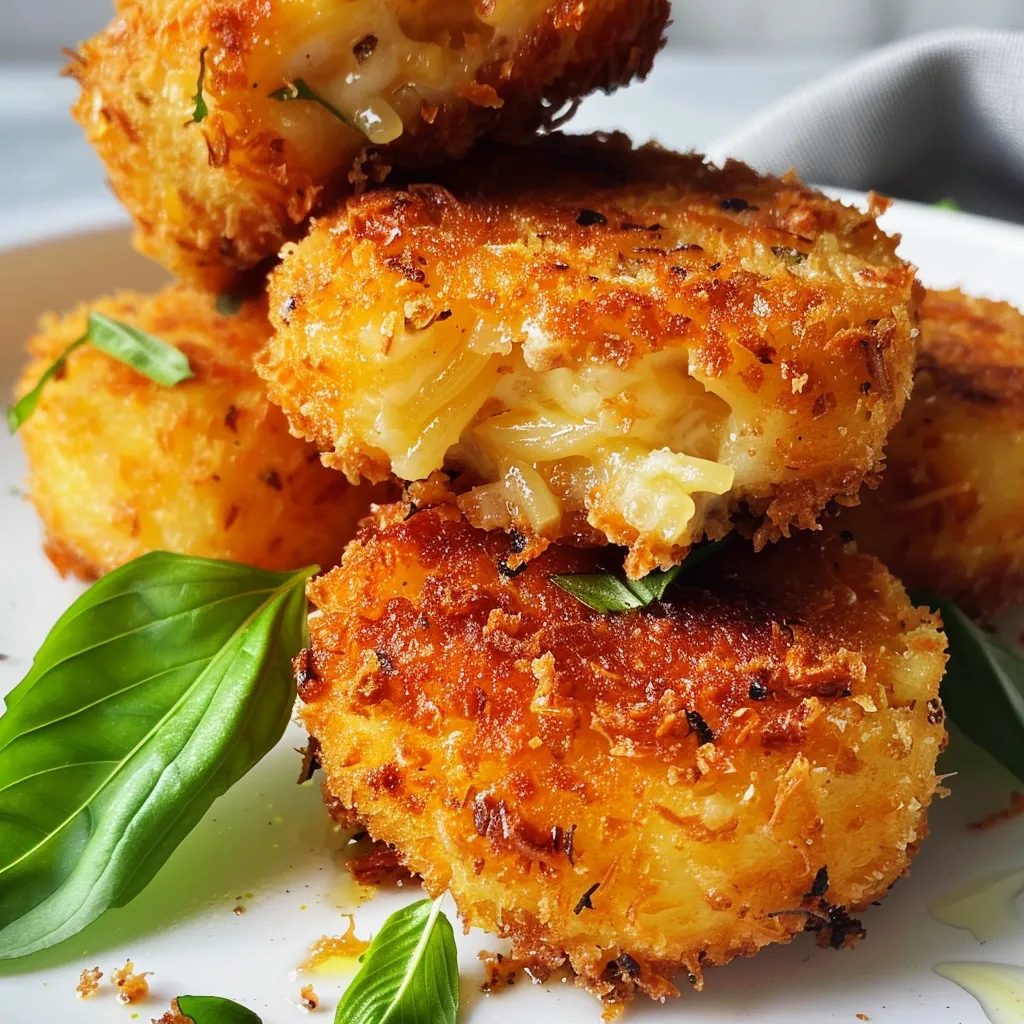 Croustillantes croquettes spaghettis