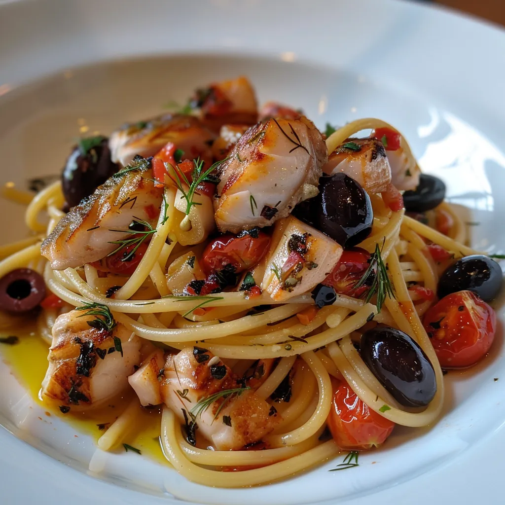 Spaghettis au poisson et aneth à préparer facilement chez soi