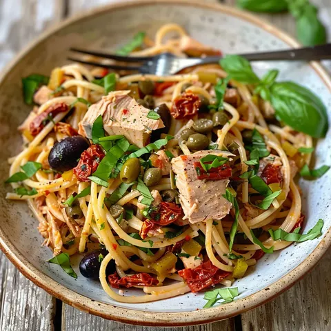 Spaghettis thon délicieux
