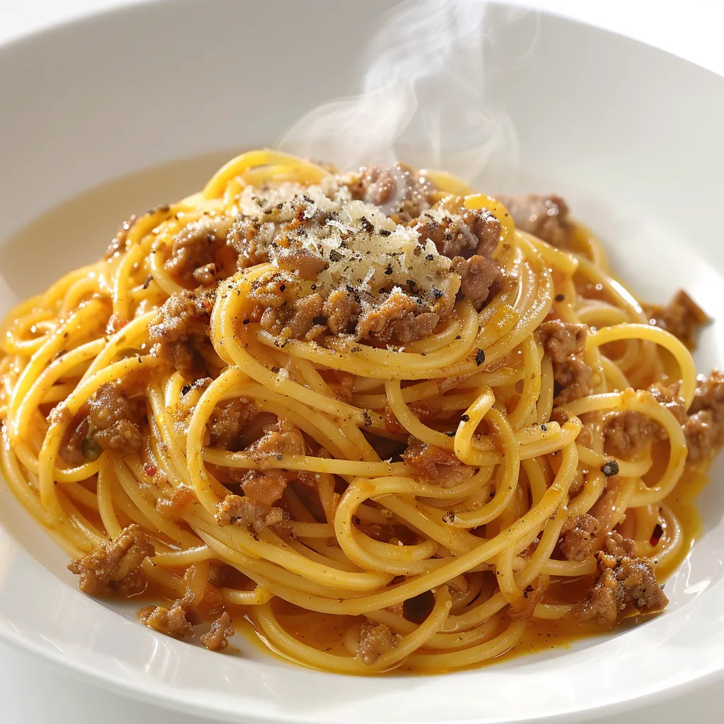 Spaghettis au curry maison à savourer