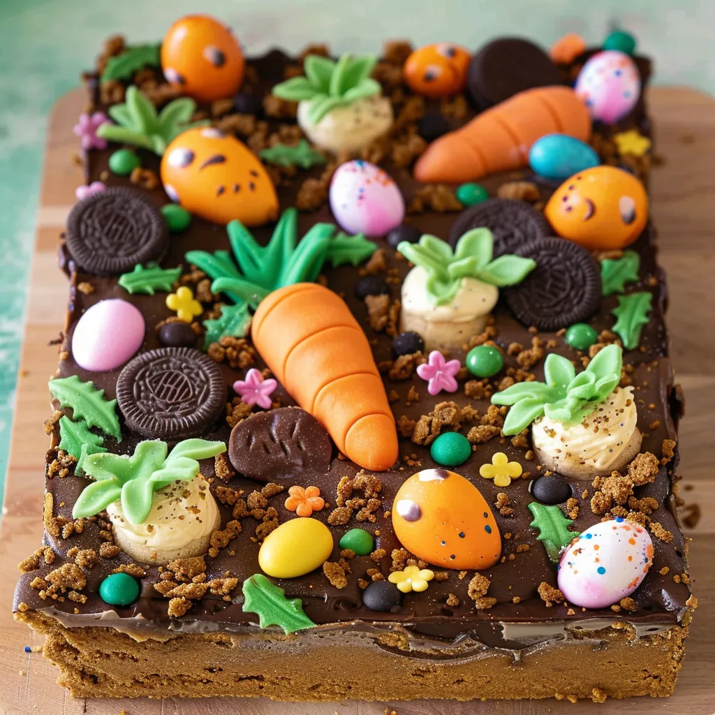 Apprenez à faire facilement un gâteau potager de Pâques bluffant