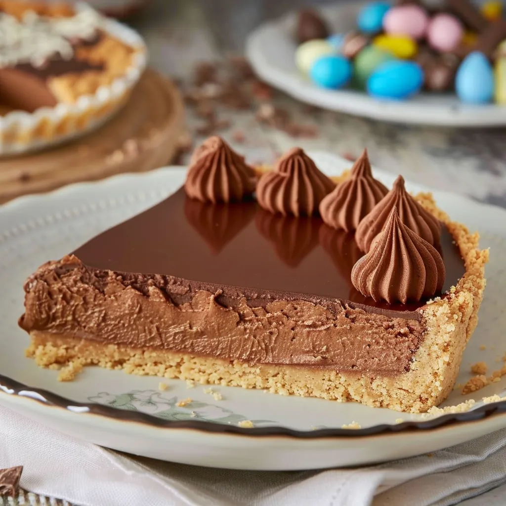 Tarte ultra chocolatée avec sablé gourmand
