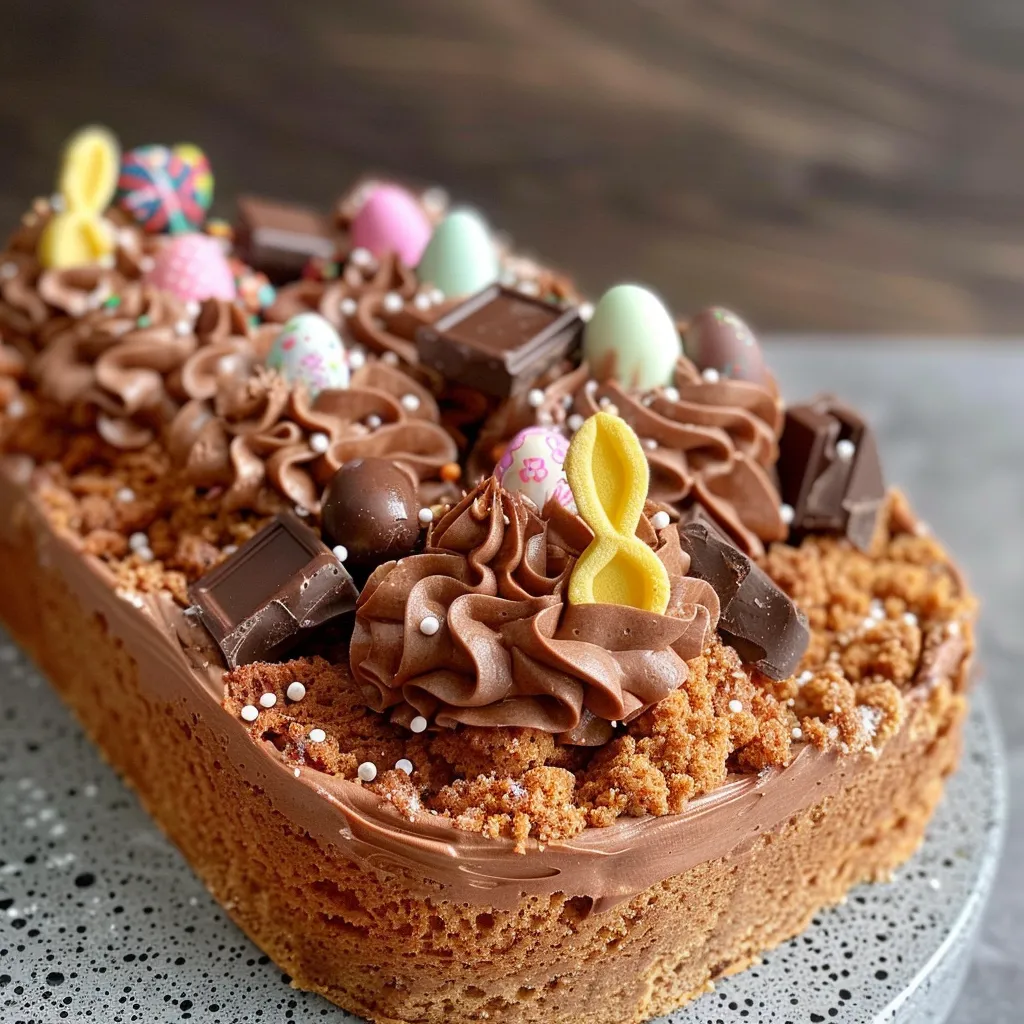 Gâteau Chocolat Pâques