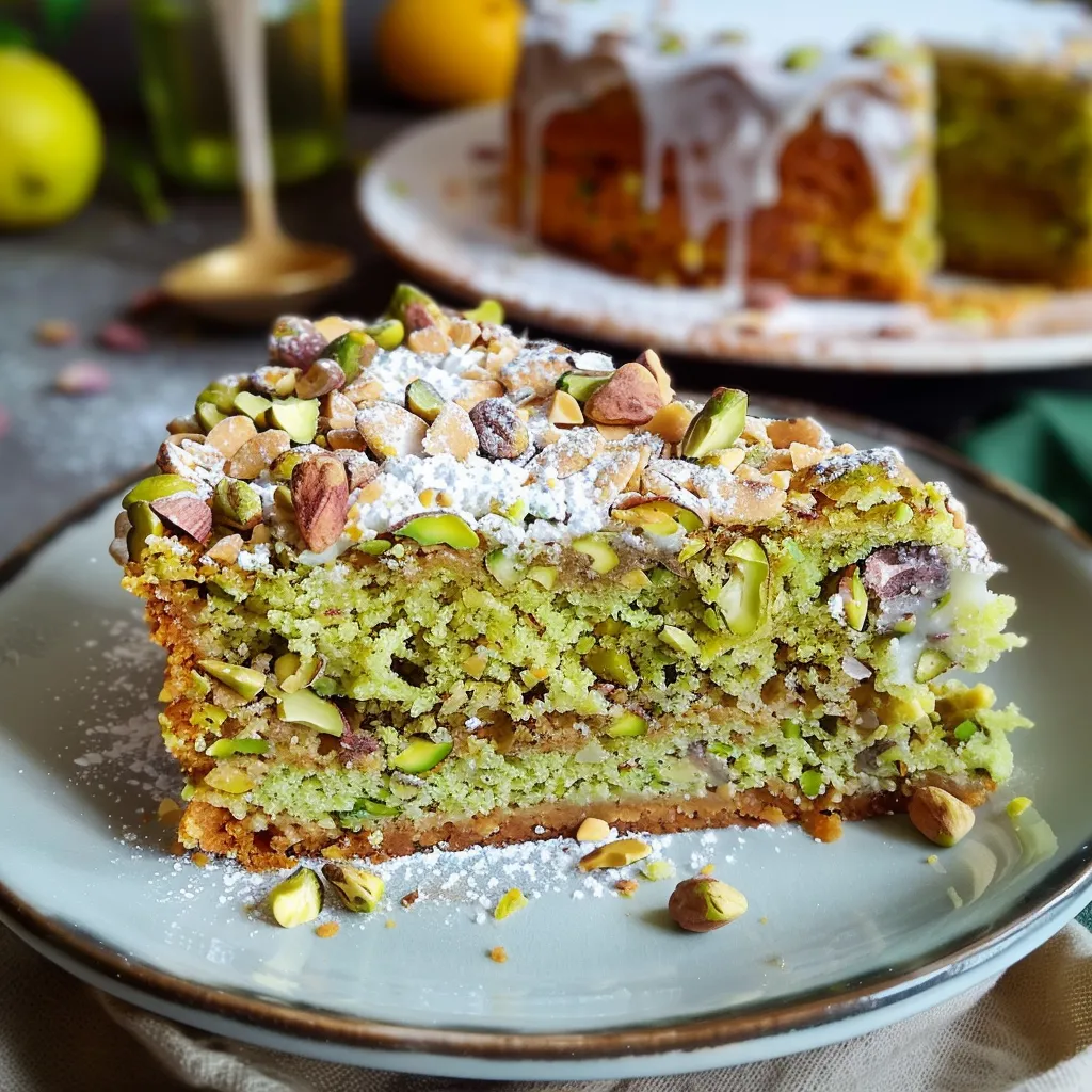 Macaron à la pistache par Ottolenghi