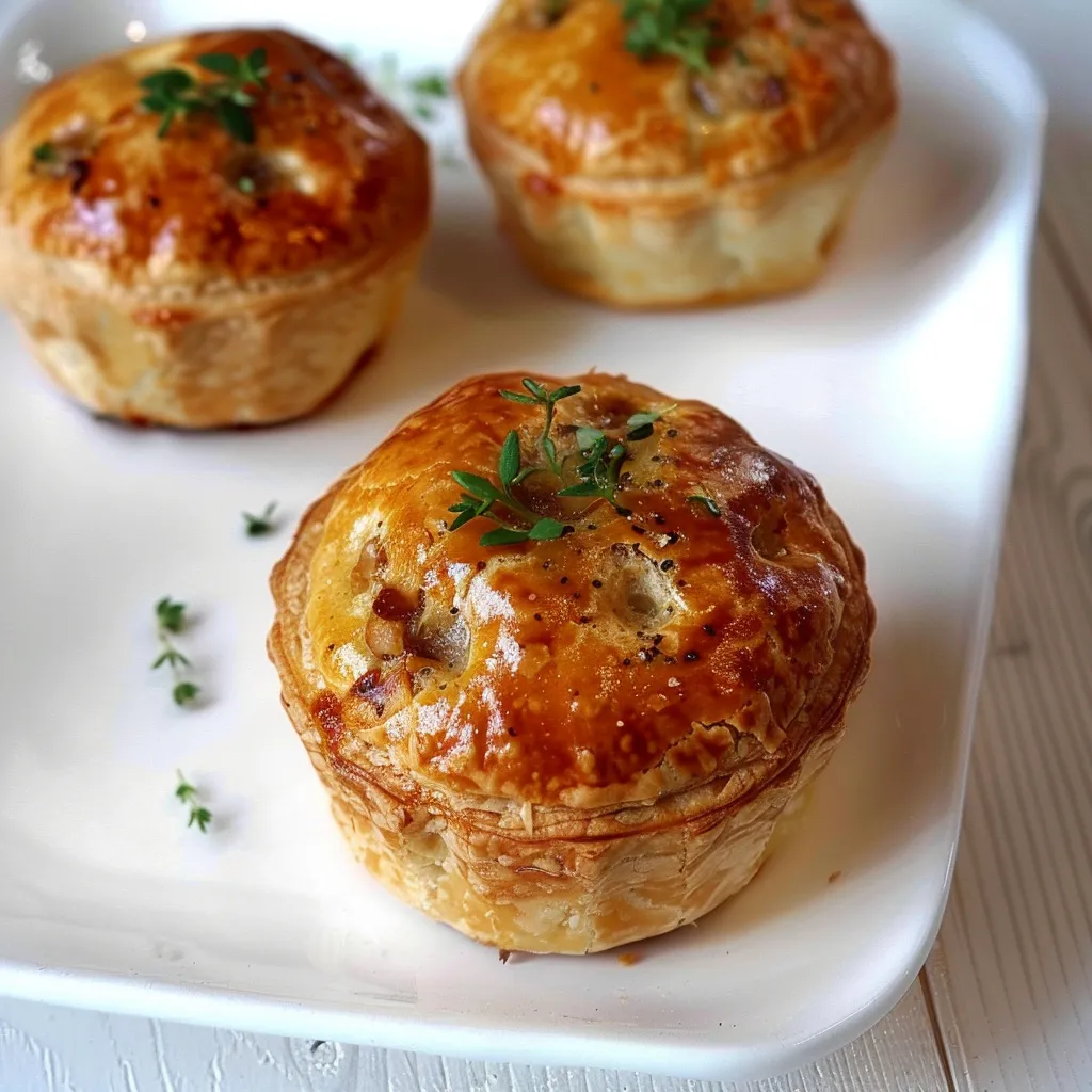 Savoureux mini-pâtés de Pâques