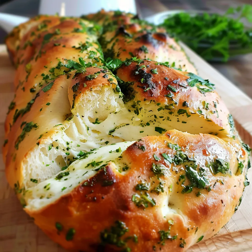 Pain moelleux ail persil