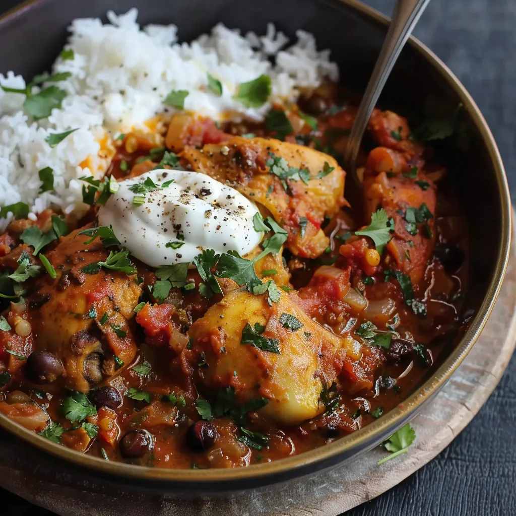Poulet épicé syrien