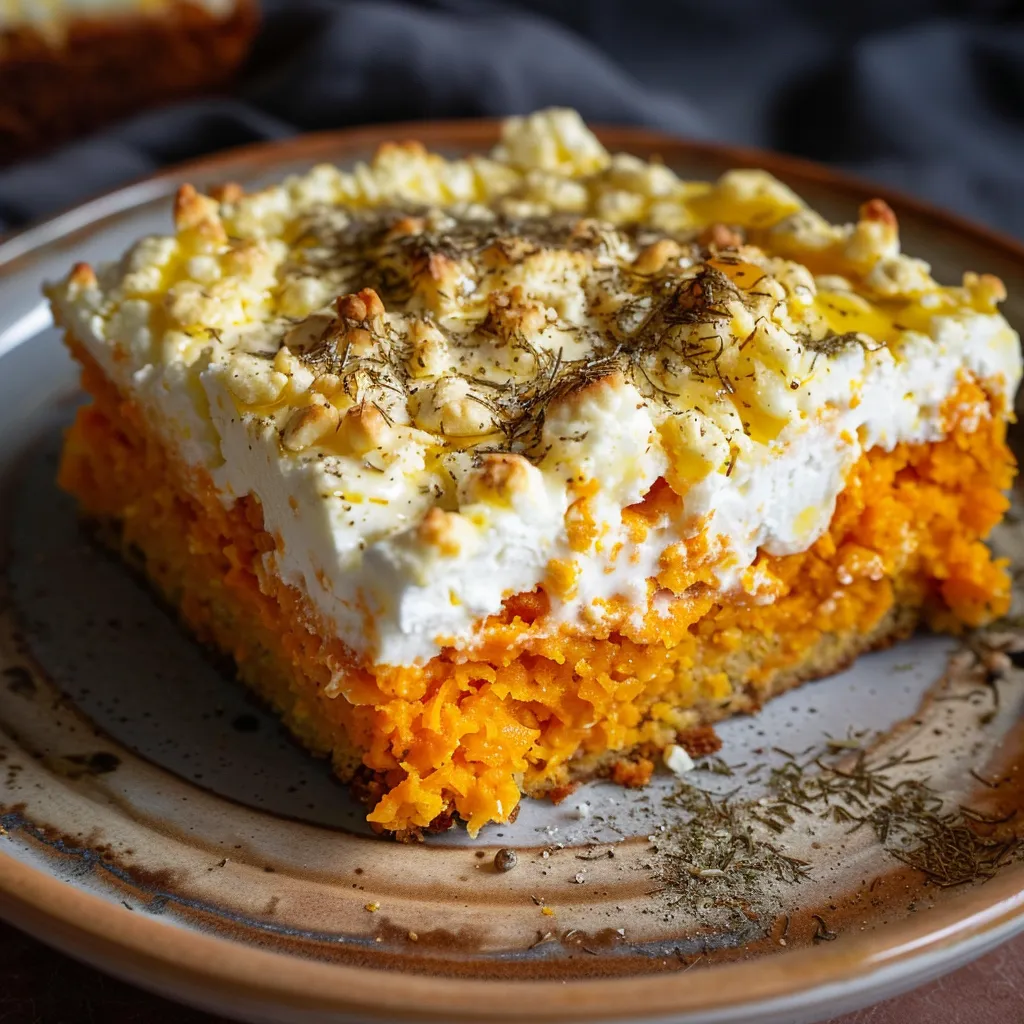 Cake fondant carottes chèvre