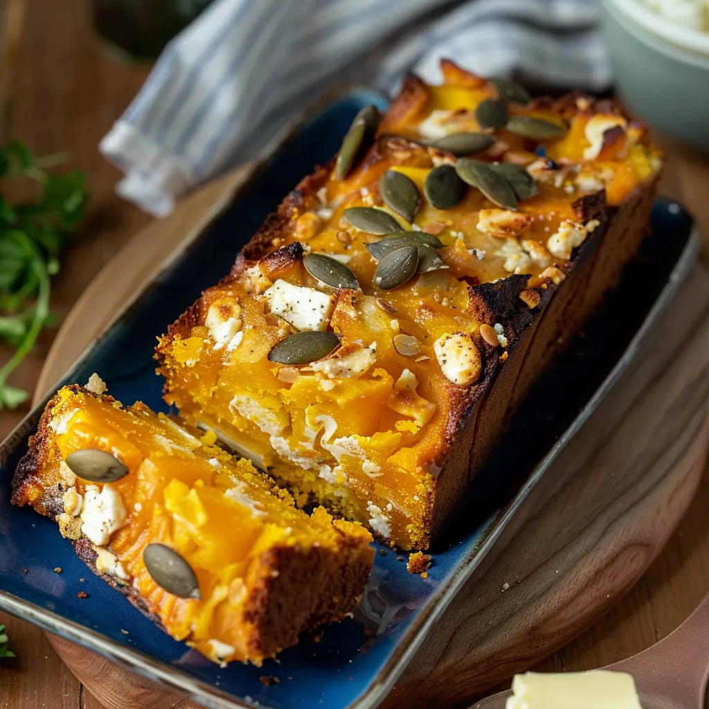 Cake à la butternut et feta