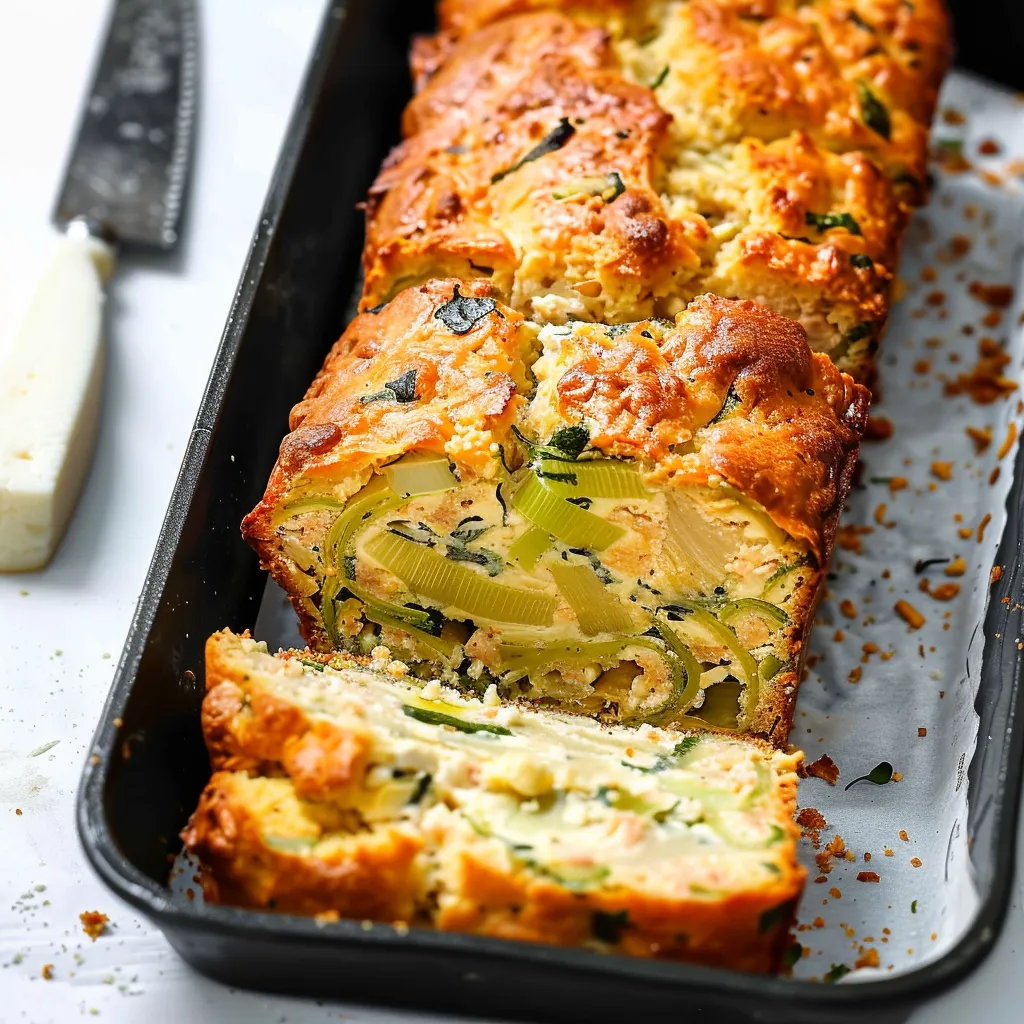 Délice salé poireaux chèvre