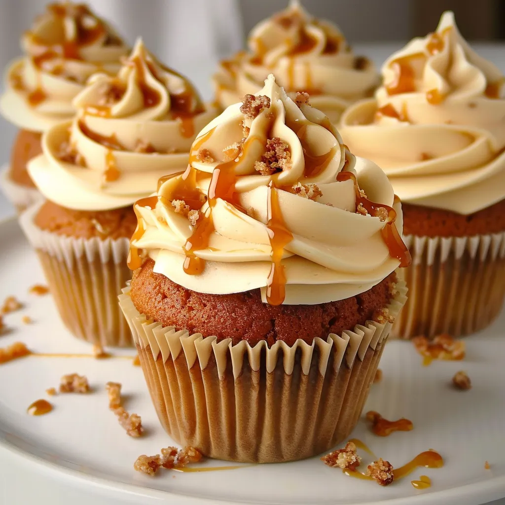 Cupcakes moelleux caramel beurre salé