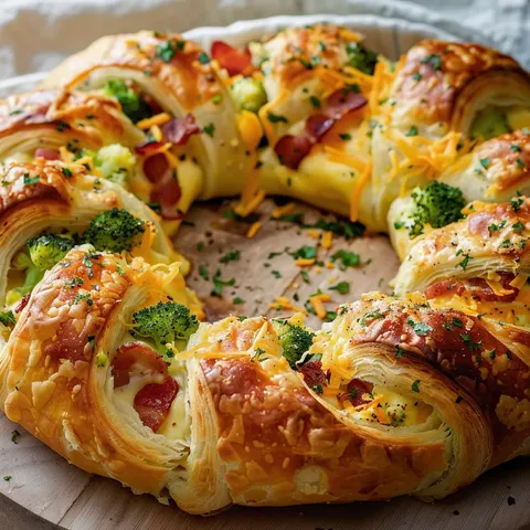 Couronne gourmande fromage bacon